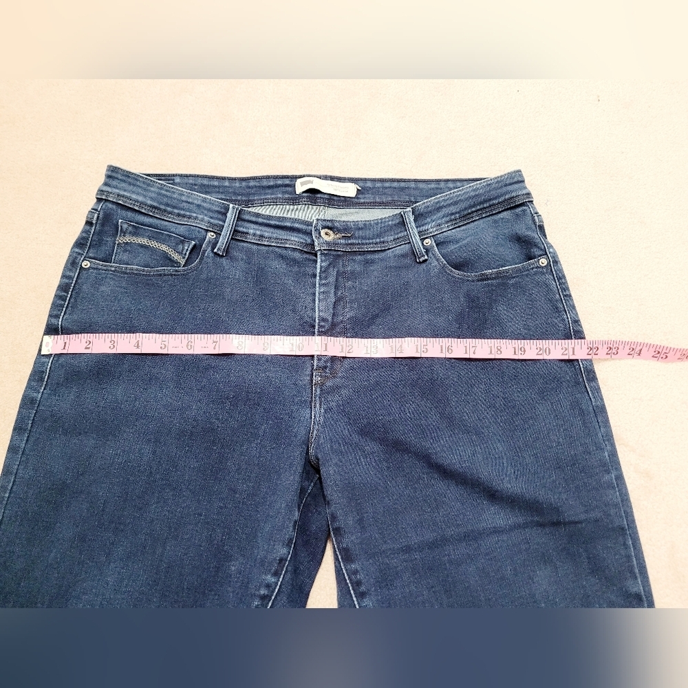Levi’s 512 Perfectly Shaping Bootcut Jeans Women’s PLUS Size 20W Blue Stretch - Picture 8 of 14